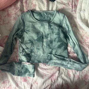 LULULEMON Tie-Dye Long Sleeve Top